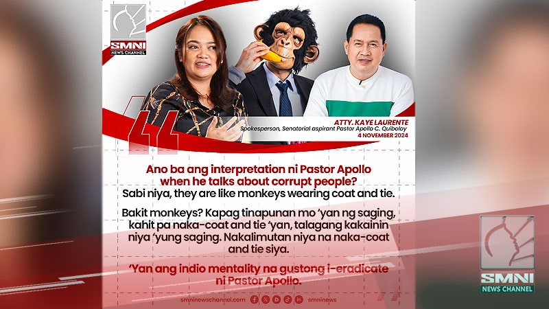 Ano ang tingin ni Pastor Apollo sa mga corrupt na opisyal ng gobyerno?