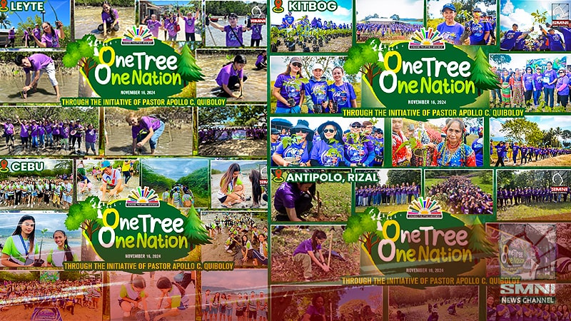 Mga boluntaryo sa iba’t ibang panig ng Pilipinas, nagkaisa sa ‘’One Tree, One Nation’’ Nationwide Tree Planting