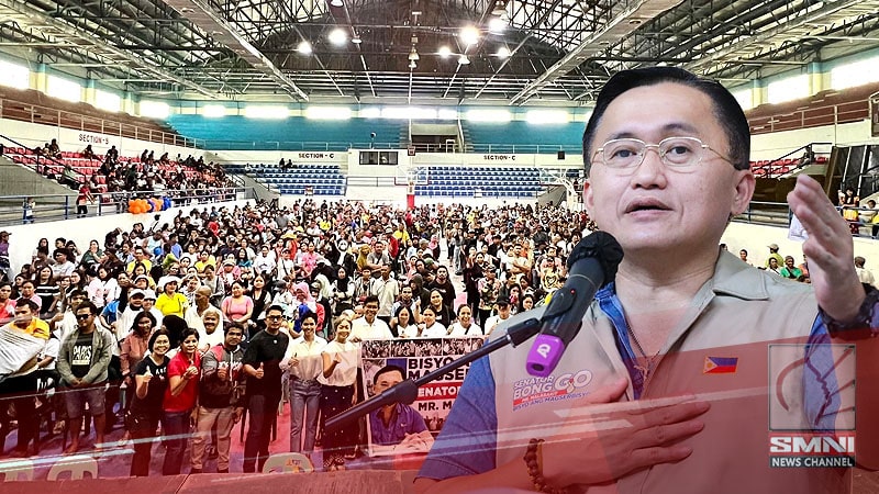 Bong Go provides aid to a thousand displaced workers in Polomolok, South Cotabato