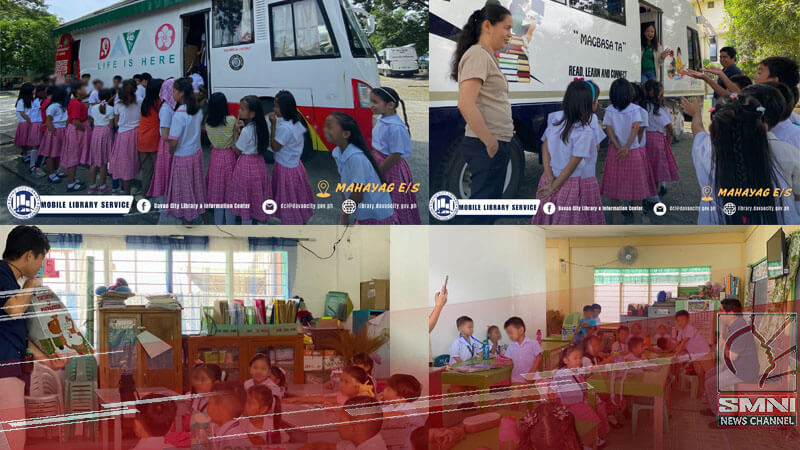 Davao City Mobile Library brings joy to Mahayag Elementary School