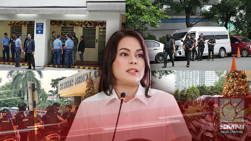 VP Sara, kinuwestiyon ang maraming armadong pulis sa St. Luke’s kung saan naka-admit si Atty. Zuleika Lopez