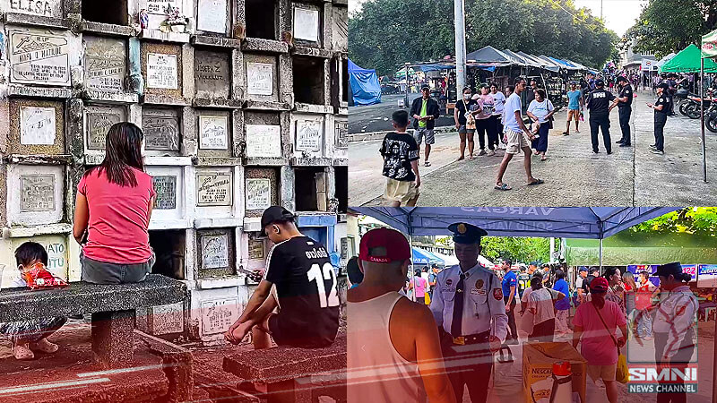 Bagbag Public Cemetery sa Quezon City, dagsa na sa mga taong bumibista para sa paggunita ng Undas