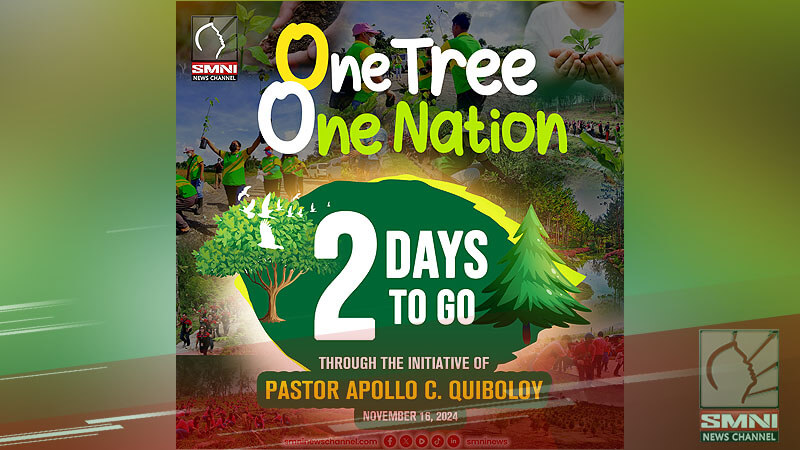 One Tree One Nation Nationwide Tree Planting Activity, 2 days to go!