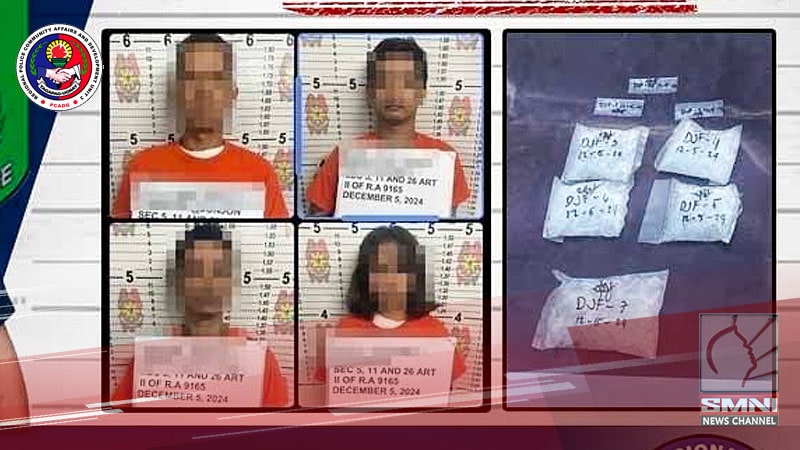 Mahigit 1M pisong halaga ng shabu nakumpiska ng sa Bulacan; 4 na high value individuals, arestado