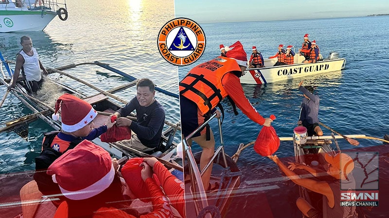 Coast Guard Station Occ. Mindoro, namahagi ng food packs sa mga mangingisda ng San Jose