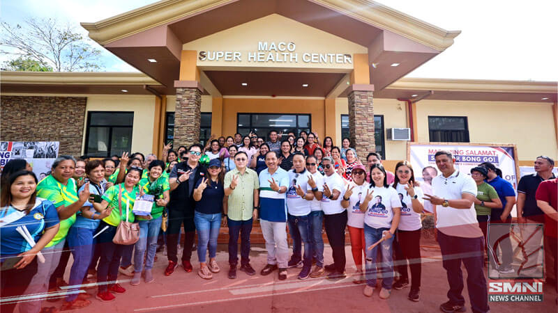 Bong Go provides additional support to recovering landslide victims in Maco, Davao de Oro; inspects Super Health Center
