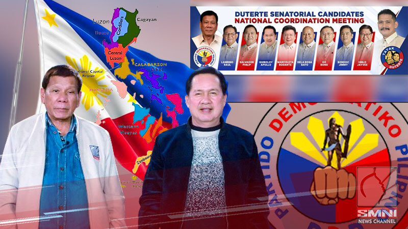Pastor Apollo C. Quiboloy, opisyal nang kabilang sa Duterte Senatorial Line-up ng PDP-Laban