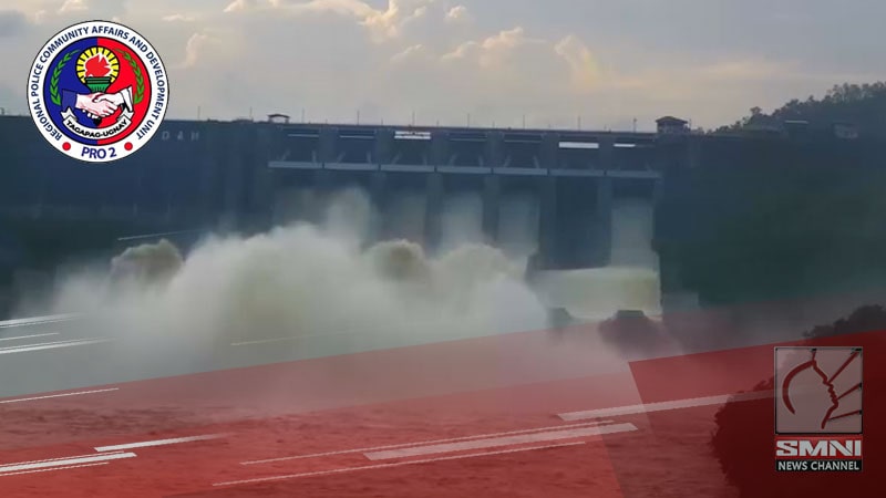 Magat Dam sa Cagayan Valley nagpakawala ng tubig