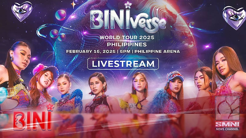 BINI abala sa pag-eensayo para sa kanilang Biniverse Tour