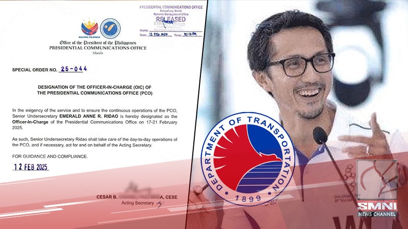 Dating BCDA Chief Vince Dizon, itinalagang kalihim ng DOTr