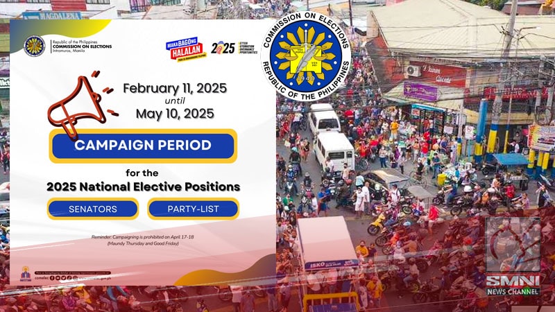 Campaign period para sa 2025 midterm elections, magsisimula na ngayong araw
