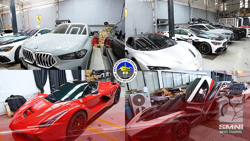 P1.4-b halaga ng luxury cars, natuklasan ng BOC sa Pasay at Parañaque