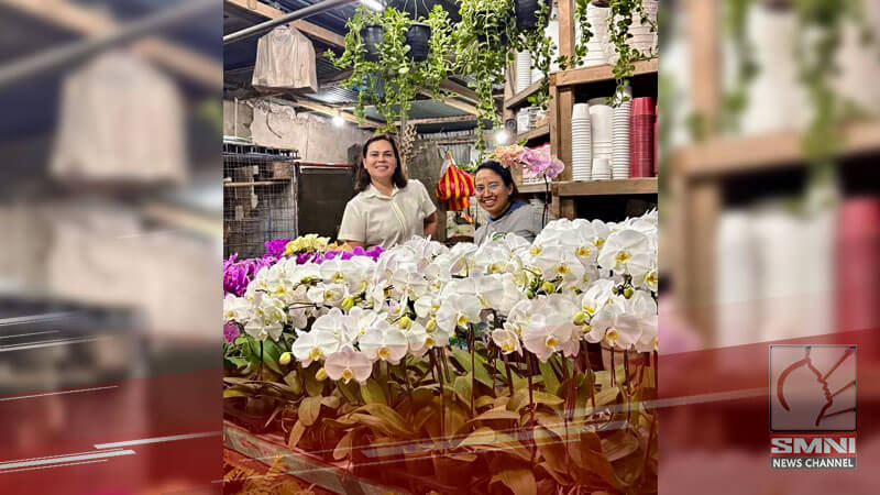 Tagasuporta ni VP Sara Duterte, ibinahagi ang larawan ng VP habang bumibili ng bulaklak noong Enero 5