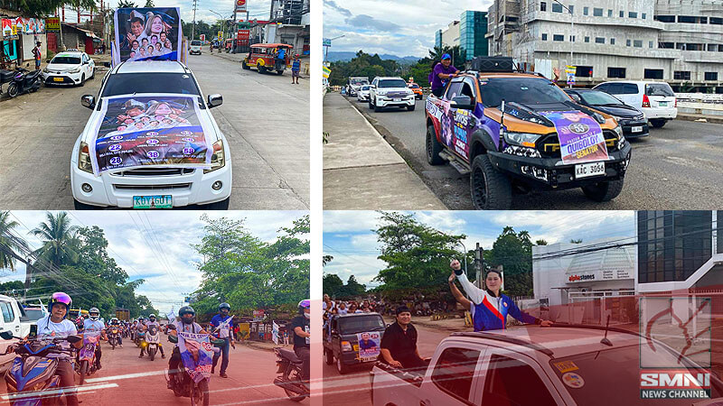 PDP senatorial candidates at VP Sara supporters, nilibot ang iba’t ibang lugar ng Cagayan de Oro City sa ginawang motorcade