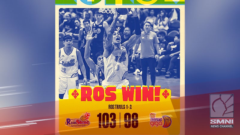 Rain or Shine, nakabawi mula back-to-back loss vs. TNT Tropang Giga sa kanilang semifinals series