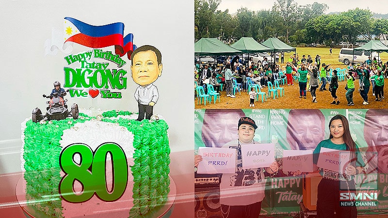 Mga taga-suporta ni FPRRD nakiisa sa Global Birthday Celebration sa Baguio City