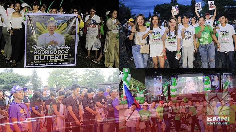 Motorcade at rally itinuloy ng mga taga-suporta ni FPRRD sa kabila ng ulan