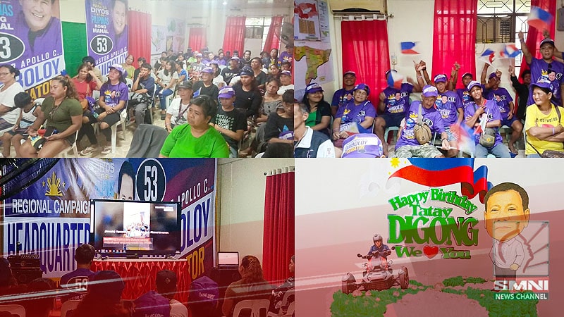 Mga taga-CamSur nakiisa sa Global Birthday Celebration ni FPRRD