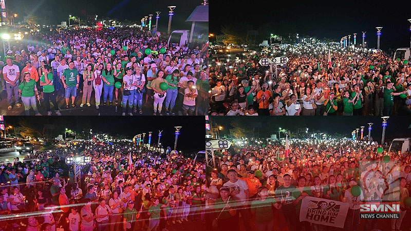 Masigabong sigawan at walang kapantay na dedikasyon para kay Duterte sa Tandag City, Surigao del Sur
