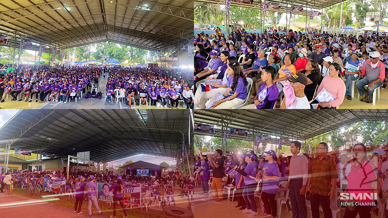 Dagsa ng mga tagasuporta sa “Ayusin Natin ang Pilipinas” campaign sa Barangay Nanyo, Panabo City