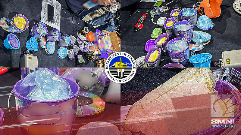 Higit P5.5 milyong halaga ng shabu na isinilid sa mga laruan, nasabat ng Bureau of Customs sa Clark, Pampanga