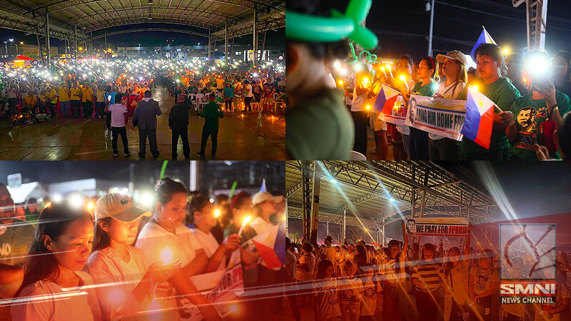 Candle lighting ceremony isinagawa para kay Tatay Digong sa Davao del Norte
