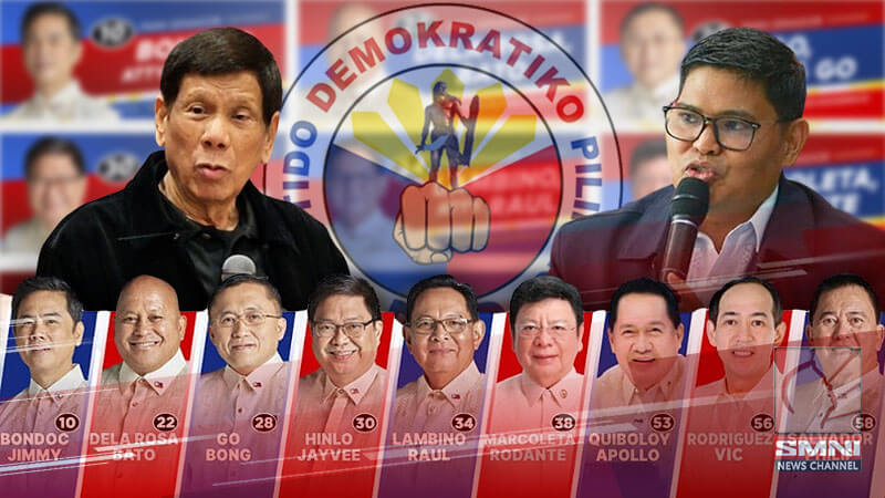 Suporta sa PDP-Laban Senatorial Slate lalakas dahil sa isyu kay FPRRD