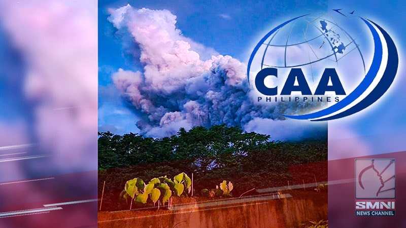 CAAP, nagbabala sa mga flight malapit sa Bulkang Bulusan dahil sa panganib ng pagsabog