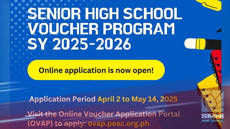 DepEd, opisyal nang binuksan ang aplikasyon para sa SHS Voucher Program