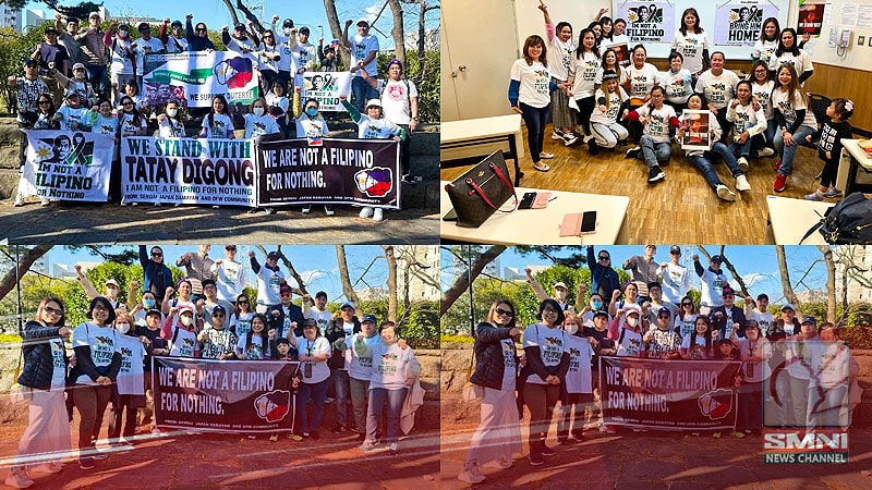 Solid DDS Supporters at Filipino Community sa Sendai, Japan, nagkaisa para sa solidarity prayer para kay FPRRD