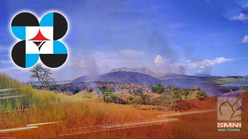 Damuhan sa timog-kanlurang bahagi ng Taal Volcano Island nagkaroon ng sunog