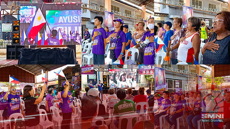Pagtitipon ng suporta para kay Pastor Quiboloy sa Brgy. Polipog, Cordova City, Cebu