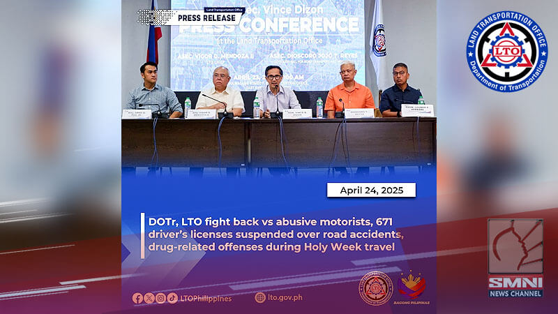 Lisensiya ng mahigit 600 drayber sinuspinde ng LTO