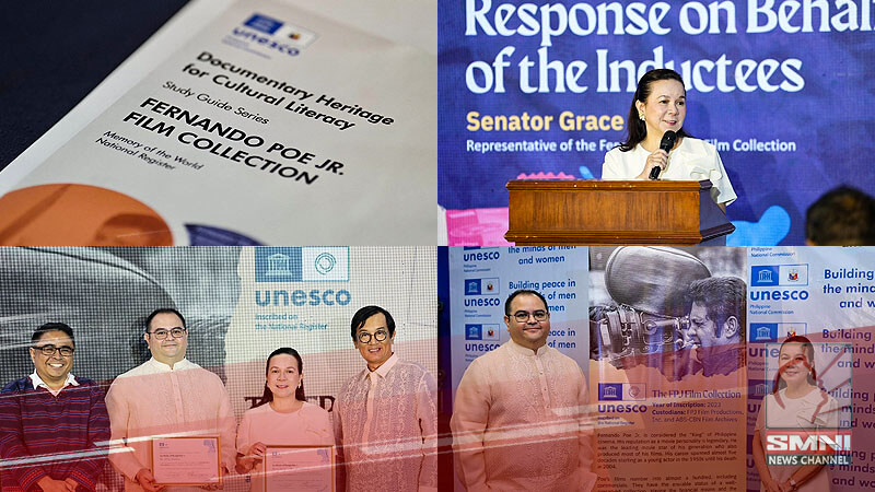 Grace Poe, ikinatuwa ang pagkilala ng UNESCO sa FPJ film collection