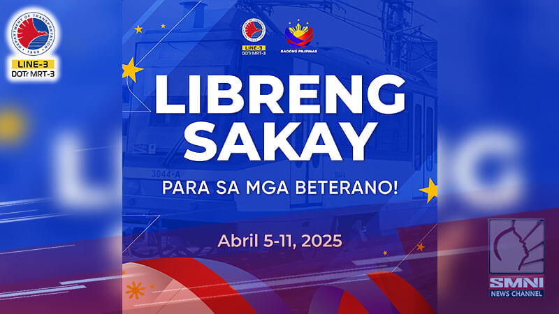 Mga beterano noong World War II, may isang linggo libreng sakay sa MRT 3 mula Apr. 5-11, 2025