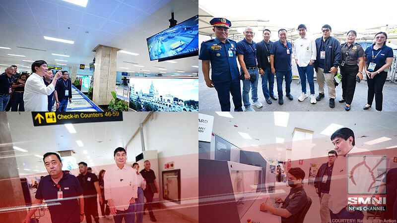 Tulfo sinuyod sa inspeksiyon ang Cebu Int’l Airport dahil sa umano’y banta ng ‘tanim-bala’