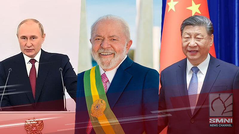 Brazilian Pres. Lula da Silva makikipagkita kay Xi Jinping, Vladimir Putin