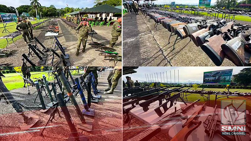 Mahigit 1,031 Loose Firearms, ininspeksyon ni LtGen. Roy Galido sa Maguindanao del Norte