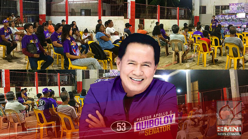 Mga Tagasuporta ni Pastor Apollo Quiboloy, nakiisa sa pulong-pulong sa Palompon, Leyte