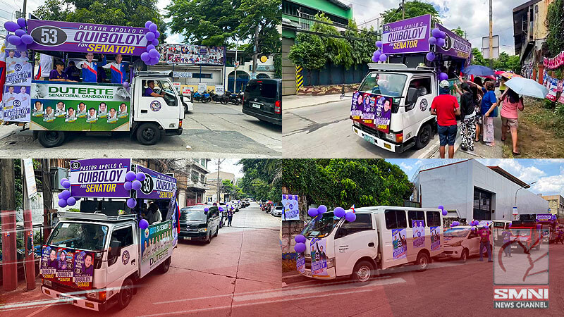 Supporters of Pastor Apollo C. Quiboloy Launch Campaign Caravan Across North NCR