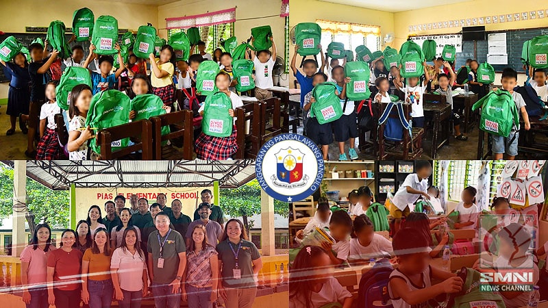 PagbaBAGo bags ipinamahagi ng OVP sa 3 paaralan sa Mapandan, Pangasinan