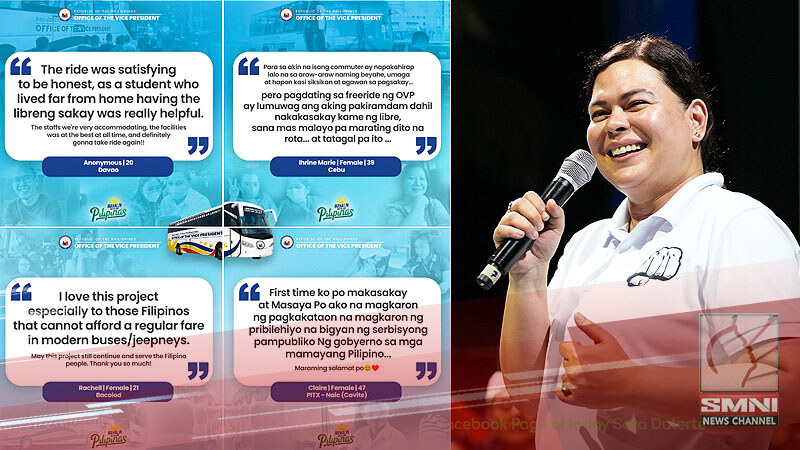 OVP Libreng Sakay Program umabot na sa mahigit 2.2M ang napagsilbihan