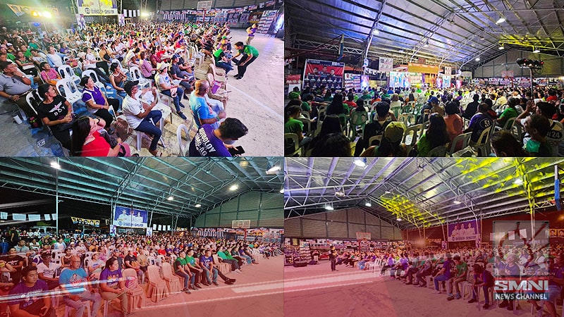 Supporters dinagsa ang Miting de Avance ng DuterTEN sa Brgy. Bunawan, Davao City