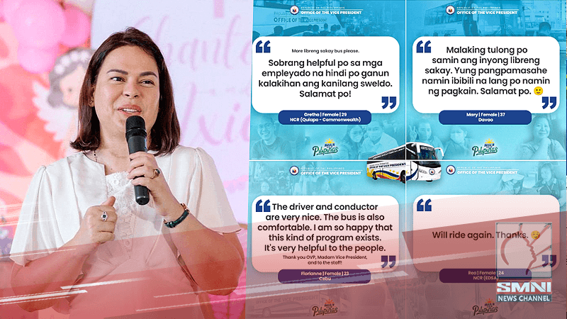 OVP: Mahigit 2.3M pasahero nakinabang sa Libreng Sakay Program as of May 22