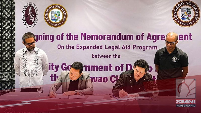 Davao City govt, IBP strengthens free legal aid program