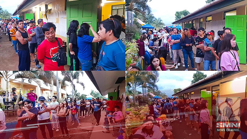 Tamayong Elementary School sa Calinan, Davao City mahaba pa rin ang pila
