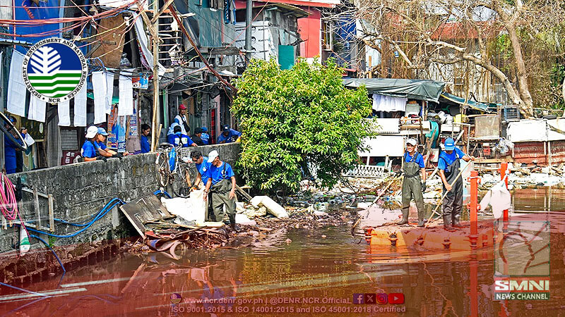 Clean-up drive ng DENR MEO–North sa Dampalit River, matagumpay isinagawa
