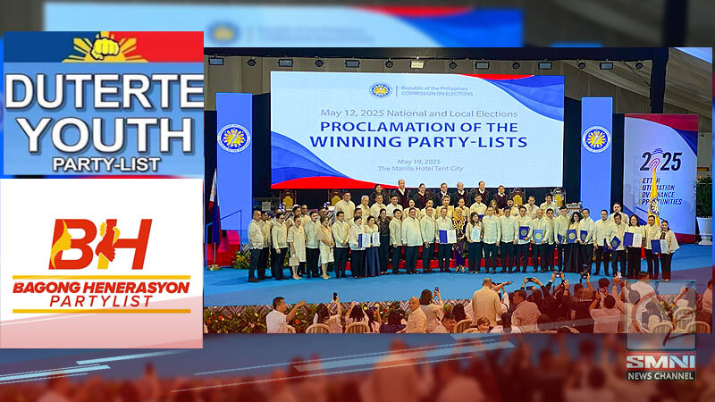 Proklamasyon ng Duterte Youth at Bagong Henerasyon PL ipinagpaliban dahil sa DQ cases