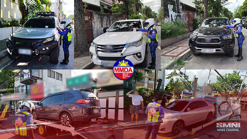 MMDA nagsagawa ng anti-illegal parking operation sa Quezon City