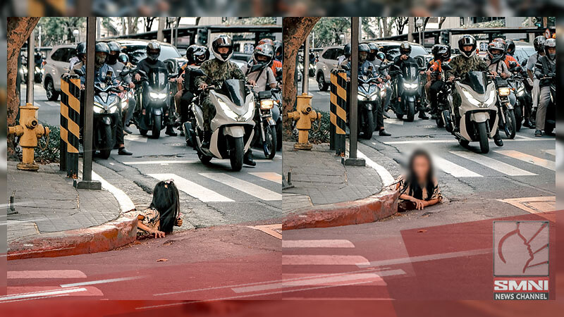 Babae lumabas mula sa imburnal sa Makati
